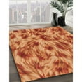 thumbnail image 2 of Ahgly Company Indoor Rectangle Patterned Carrot Orange Area Rugs, 7' x 10', 2 of 6