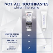 Crest 3D White Brilliance Charcoal Teeth Whitening Toothpaste, 4.6 oz