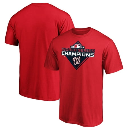 Washington Nationals Majestic 2019 World Series Champions Logo T-Shirt - (Best Rugby Teams In The World 2019)