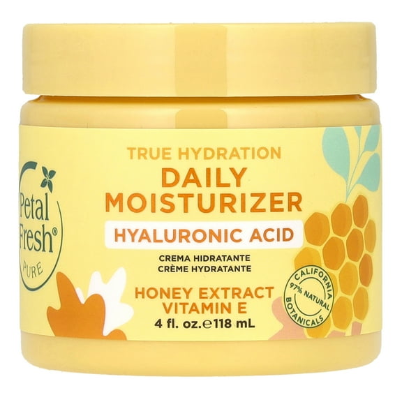 Petal Fresh Pure, True Hydration Daily Moisturizer, Honey Extract, Vitamin E, 4 fl oz (118 ml)