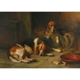 thumbnail image 2 of Philip Eustace Stretton 18x14 Black Ornate Wood Framed Double Matted Museum Art Print Titled - Rest After Toil (1898), 2 of 5