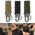 thumbnail image 4 of Yimiti Carabiner Nylon Key Hook Webbing Buckle Belt Hanging For Camping,Black, 4 of 9