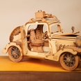 thumbnail image 5 of Rompecabezas 3D de Coche de Burbujas Vintage CHAO Kit de Construcción de Modelo de Madera Mecánica, 5 of 5