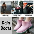 thumbnail image 5 of AUXDIQ Rain Boots Women Short Ankle Waterproof Rain Shoes Outdoor Garden Shoes, 5 of 6