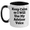 White/Black, variant on Funny Advisor Gifts from Friends and Family - Keep Calm Or I Will Use My Advisor Voice Two Tone Coffee Mug, Father's Day Unique Gifts for Advisors, Men, and Women