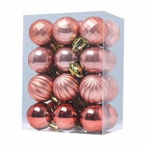 KCEHTA 24PCS Christmas Ball Ornaments for Xmas Christmas Tree, 1.18inch Shatterproof Christmas Baubles Christmas Tree Ball Ornaments Set for Holiday Wedding Party Decoration