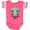 Football Pink and White, variant on Inktastic Summer Vacation in St Augustine Beach Boys or Girls Baby Bodysuit