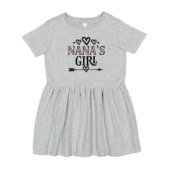 Inktastic Nana Girl Granddaughter Girls Toddler Dress