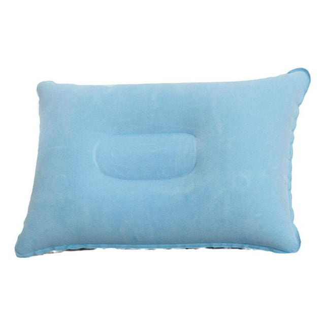 Portable Fold Inflatable Air Pillow Outdoor Travel Sleeping Camping PVC Neck Stretcher Backrest Plane Comfortable
