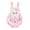 Pink, variant on Elippeo Baby Girl Sleeveless Romper 3 6 9 12 18 Months Summer Floral Print Cute Bunny Jumpsuit for Newborn Toddler Cute Clothes