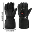thumbnail image 3 of Mifsaly Men Women Heated Motorcycle Gloves Thicken Warm Heat Winter Gloves Thermal Rechargeable Heating Gloves Skiing Climbing Unisex, 3 of 9