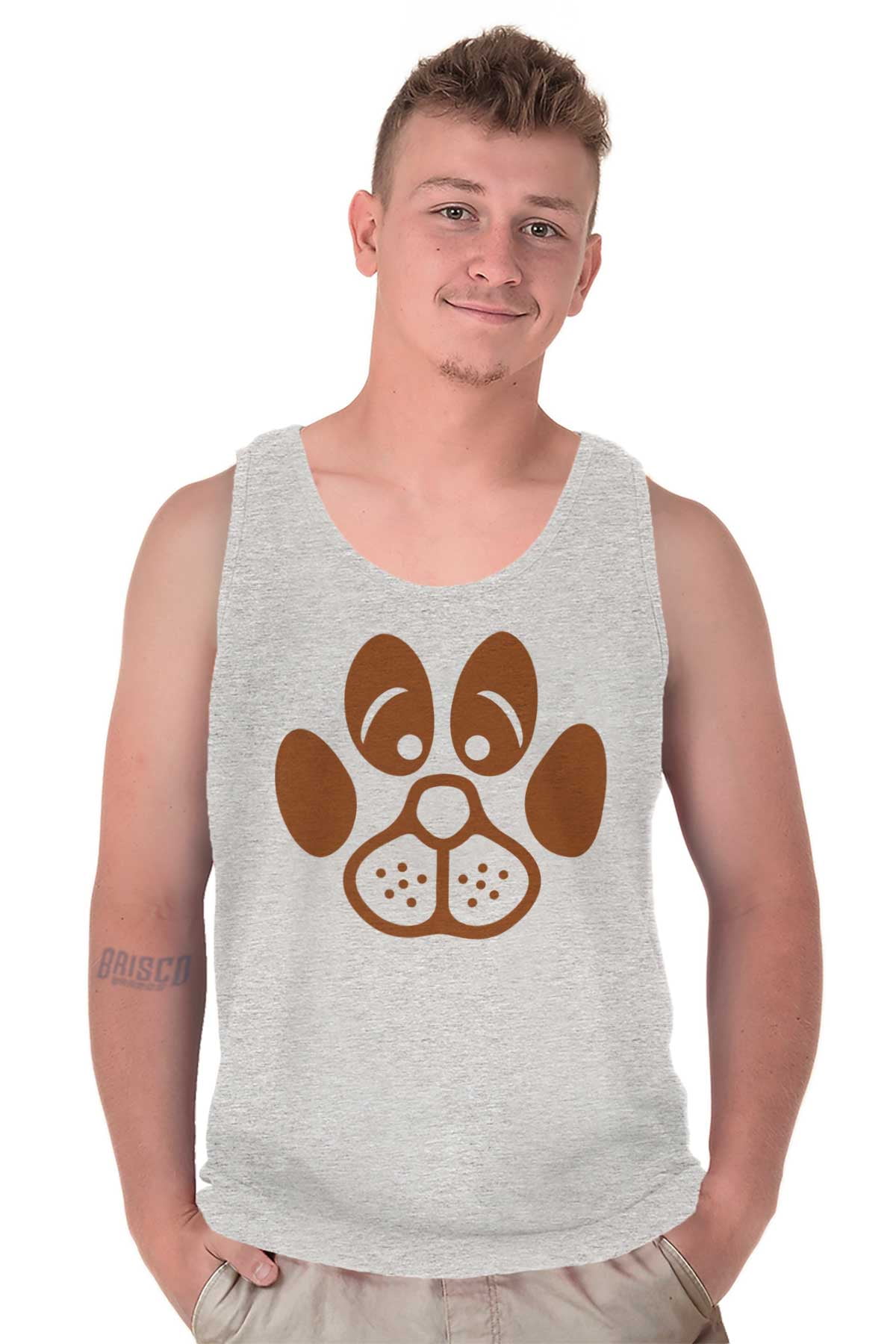 paw print tank top
