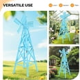 thumbnail image 6 of Wooden Windmill, Weather-Proof Wind Spinner, Outdoor Wind Mill for Garden Lawn Patio Decoration (Blue, Large), 6 of 13