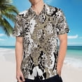 thumbnail image 5 of High Quality Hawaiian Shirts for Men Short Sleeve Aloha Beach Shirt Floral Summer Casual Button Down Shirts Blouses VF75XF, 5 of 7
