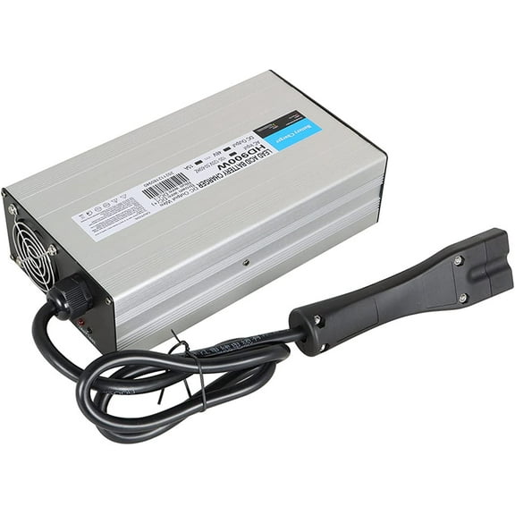 waltyotur 48V 15A Golf Cart Battery Charger Electric RXV Plug Replacement for Ezgo Yamaha