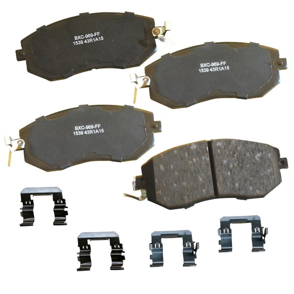 Bendix Brakes Disc Brake Pad Set Fits select: 2016,2018 SUBARU FORESTER