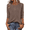 Brown, variant on Zeagoo Three Quarter Sleeve Tops for Women Fall Clothes Dressy Casual Blouses Crewneck