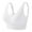 White, variant on WCMZJ Kendally Bra Comfy Corset Bra Front Cross Side Buckle Lace Bras for Older Women Full Coverage Yoga Sports T-Shirt Bra Beige XXL