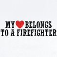 thumbnail image 2 of CafePress - My Heart Belongs To A Firefighter Infant Bodysuit - Baby Light Bodysuit, Size Newborn - 24 Months, 2 of 4