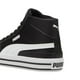 thumbnail image 4 of Tenis Puma Court Classic Vulc Mid Unisex Casual negro 26.5, 4 of 5