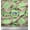 Light Mint Green, variant on Soimoi Green Cotton Duck Fabric Floral Wreath Flower Printed Fabric 1 Yard 42 Inch Wide