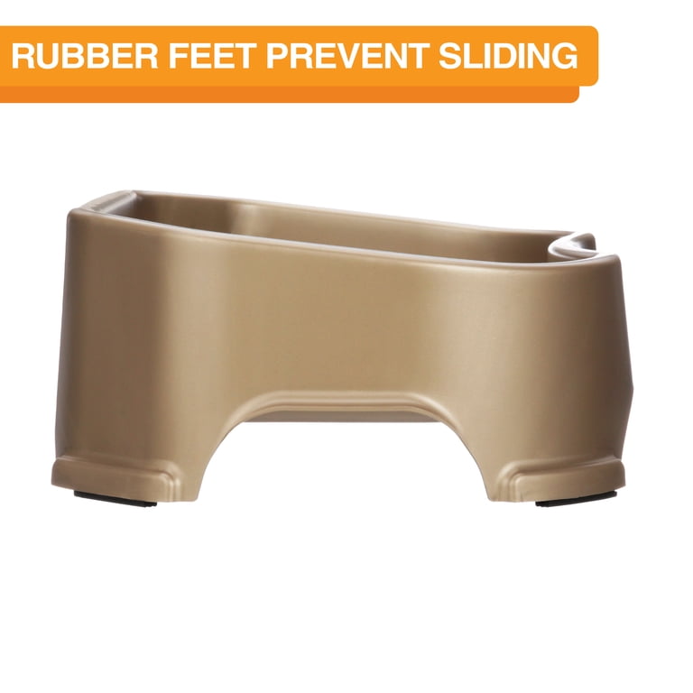 Neater Pet Brands Big Bowl With Leg Extensions - 1.25 Gallon Jumbo Dog Dish For Food & Water (Champagne)