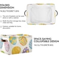 thumbnail image 2 of Coolnut Colorful Easter Eggs Storage Bins Foldable Canvas Fabric Storage Basket with Handles for Organizing, Large Storage Baskets for Shelves Closet Decor Gifts, 2 of 7