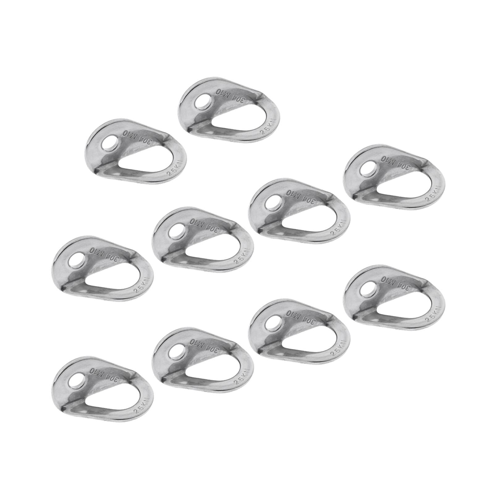 10 Pieces Rock Climbing Hanger M10 for Rappelling Outdoor Hiking