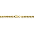 thumbnail image 4 of 14k Yellow Gold 24 Inch 3.5mm Rope Chain Necklace Pendant Charm, 4 of 9