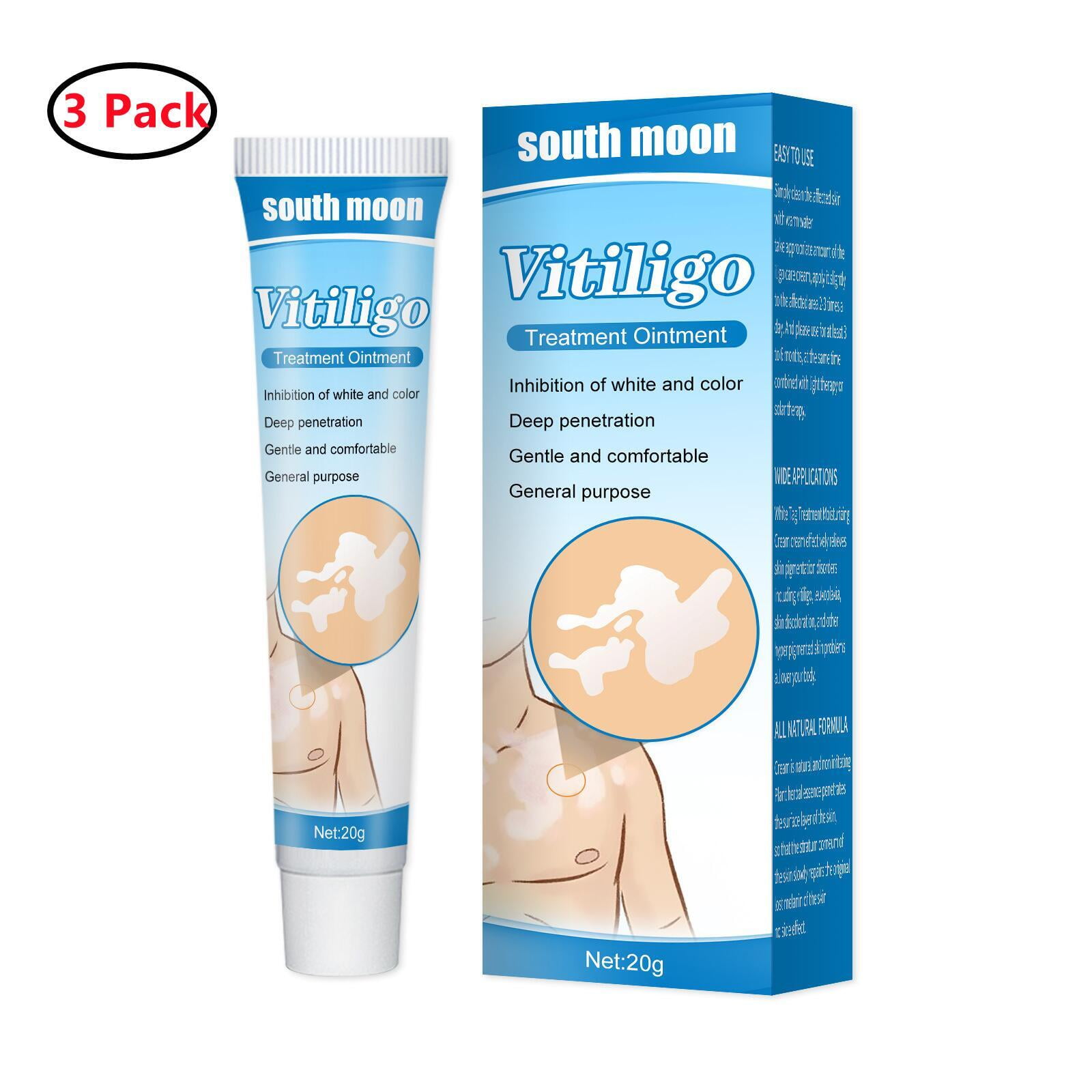 3 Pack Vitiligo Cream,Vitiligo Pigmentation Cream,Vitiligo Care Cream