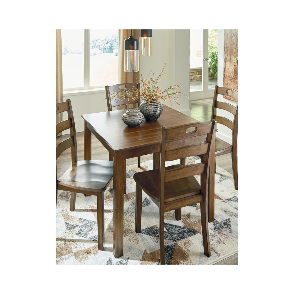 Signature Design by Ashley Hazelteen Square Dining Room Table Set 5