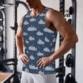 thumbnail image 5 of Picia Submarine With Periscope Printed Men’s Performance Tank, Men's Workout Tank Top Moisture-Wicking Tank Top Muscle tee, Breathable Workout Shirt-Medium, 5 of 7