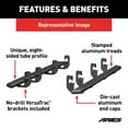 thumbnail image 2 of ARIES 2556049 AdvantEDGE Black Aluminum 91-Inch Truck Running Boards, Select Ram 1500 Fits select: 2023 RAM 1500 LARAMIE, 2 of 6