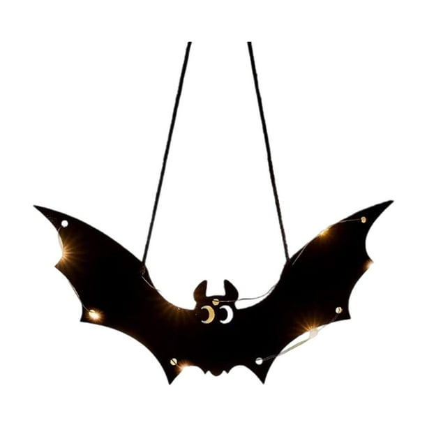 Colgantes de Halloween, colgantes pequeños, diseño de escena de evento, decoraciones de Halloween, accesorios de cadena de luces para colgar en la puerta.