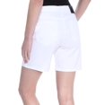 thumbnail image 2 of DKNY Womens White Denim Short  Size 26 Waist, 2 of 2