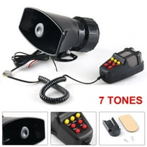 For 12V 100W 120-150dB 7 Sound Car Electronic Warning Siren Motorcycle Alarm