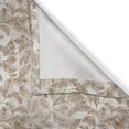 thumbnail image 6 of Ambesonne Vintage Valance & Curtain, Leafy Print Nude Tone Motif, 55"x24", Pale Sepia and White, 6 of 7