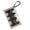 Black, variant on Japanese Yen Coin Holder Organizers Travel Clear Keychain Coin Purse Compact Japanese Coin Dispenser Gifts for Women Men