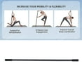 thumbnail image 4 of Yoga Stick, Enhanced Balance Workout Pole Workout Stretching Stick Rugged Steel  for Exercise, 4 of 7