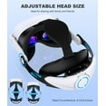 thumbnail image 4 of Beboncool Head Strap for Meta Quest 2/3/3S ,Adjustable & Durable VR Headset Support,MQ1000, 4 of 8