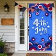 thumbnail image 5 of Antqov 4th of July Door Cover 35x73" Patriotic Front Door Cover US Flag Memorial Day Decoration Independence Day Large Hanging Door Covers Banner for Outdoor Porch Party Home Decor, 5 of 6