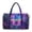 Galaxy Butterfly Print, variant on Garronmavis Large Quilted Duffle Bag for Women, Palm Tree Print Weekender Bag Overnight Carry On Bag with Luggage Sleeve for Travel Gym Dance