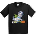 thumbnail image 3 of Inktastic Halloween Dinosaur Mummy Youth T-Shirt, 3 of 5