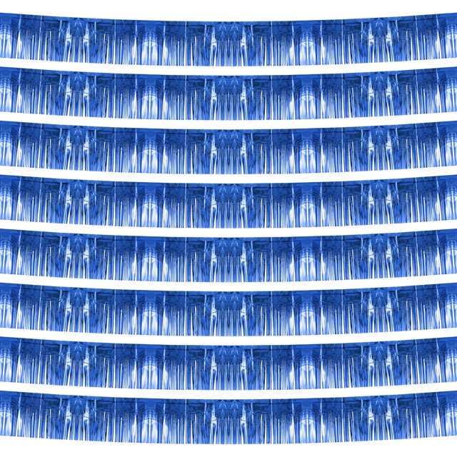 Unique Bargains Foil Fringe Garland 10Ft Blue Metallic Tinsel Streamers for Christmas New Year Party 12 Pcs