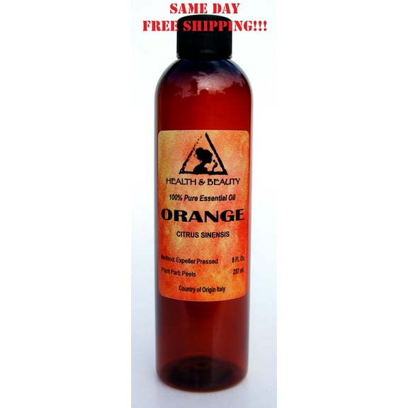 ORANGE ESSENTIAL OIL ORGANIC AROMATHERAPY NATURAL 100% PURE 8 OZ