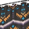 thumbnail image 3 of Boho Multicolor Geometric Ethnic Pattern Shower Curtain 36"x72" ,Bathroom Decorative Shower Curtains Set with 12 Hooks,Modern Waterproof Washable Shower Curtain, 3 of 6
