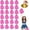 Matte pink, variant on 24 Pcs Cheerleading poms,pom poms Cheerleading with Finger for Rooters Cheering Squad Team Spirit Sports (Matte Blue)