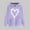 Purple, variant on Hoodies for Men Mens Casual Full Zip Up Hoodie Long Sleeve Sweatshirt Winter Trendy Fleece Lined Jumpers Casual Printed Jackets Mens Fluzzy Coats with Pocket
