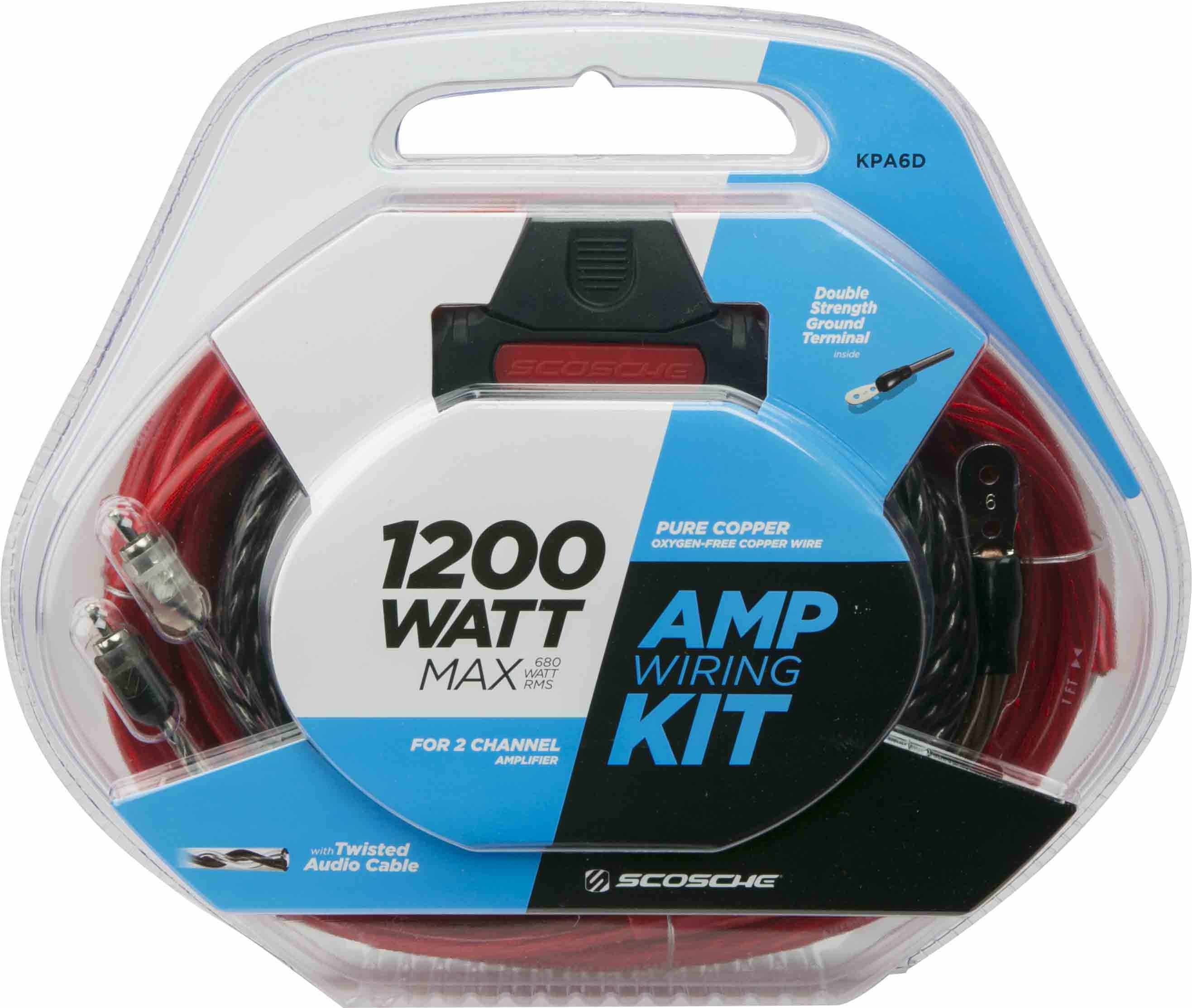 scosche 1200 watt amp wiring kit