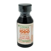Germa Salicylic Iodine First Aid Antiseptic for Cuts, Scrapes and Burns. Antibacterial. Helps Prevent Skin Infection. 1 oz